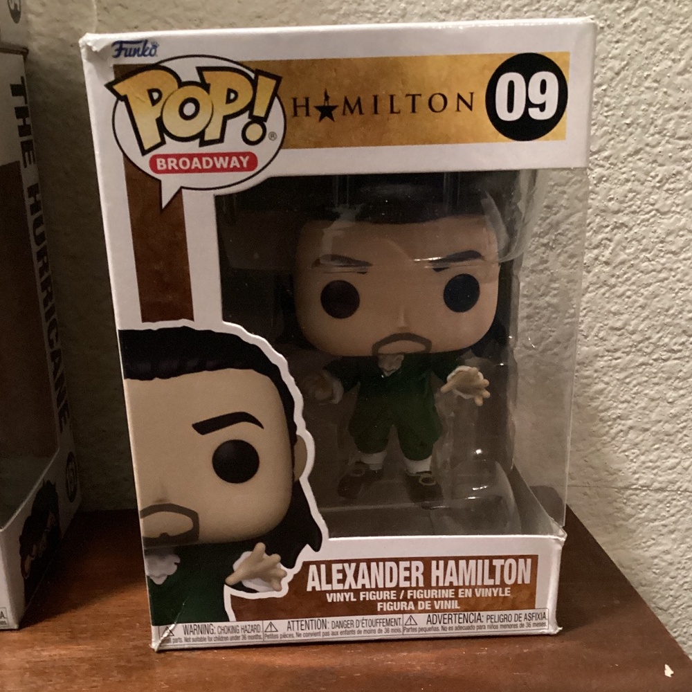 Funko Pop Alexander Hamilton Broadway Musical Vinyl Bobblehead Green Outfit #09